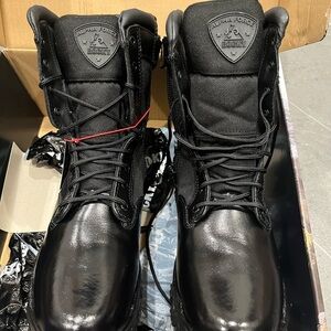 Rocky Alpha Force Black Boots, Men’s 10.5